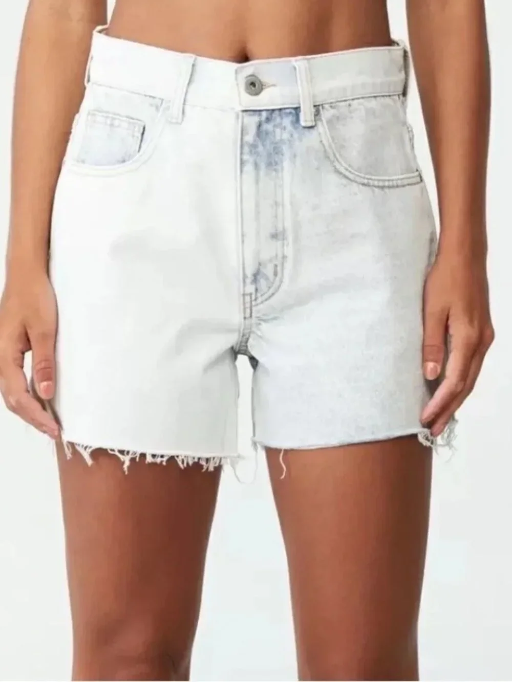 Cotton On Two-Tone Denim Shorts